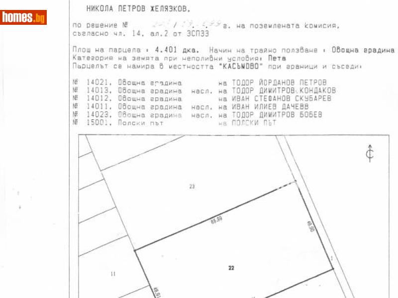 Земеделска земя, 4401m² -  Вилна зона, Сливен - Земя за продажба - АДРЕС НЕДВИЖИМИ ИМОТИ - 109310308