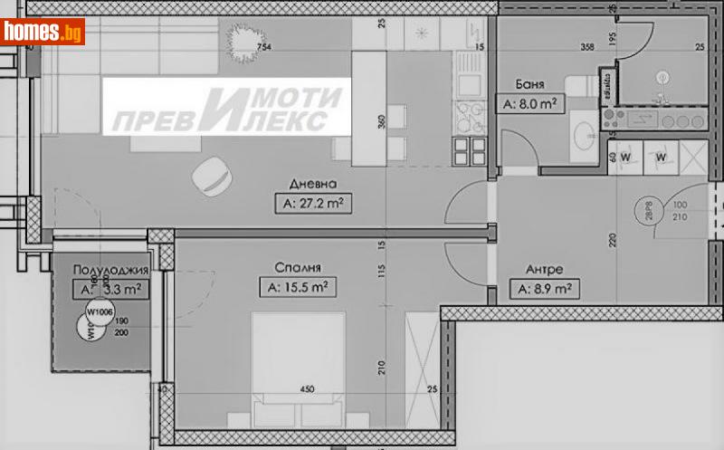 Двустаен, 86m² - Кв. Кършияка, Пловдив - Апартамент за продажба - Превилекс имоти ЕООД - 109568042