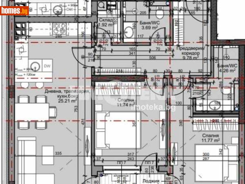 Тристаен, 99m² - Жк. Младост 4, София - Апартамент за продажба - ИМОТЕКА АД - 109696745