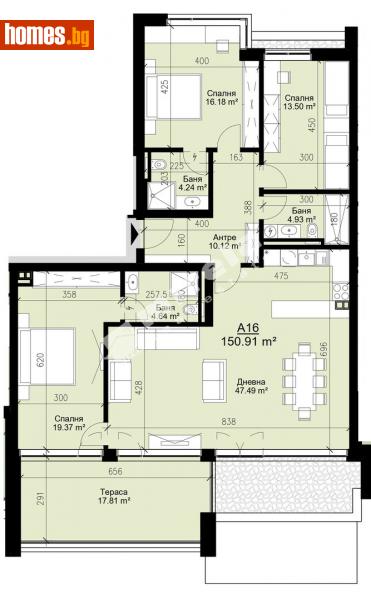 Четиристаен, 166m² - Кв. Бриз, Варна - Апартамент за продажба - МИРЕЛА - 109940909