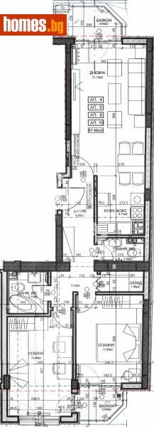 Тристаен, 121m² - София, София - град - Апартамент за продажба - МИРЕЛА - 110029738