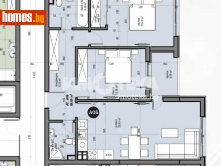 Тристаен, 100m² - Апартамент за продажба - 110300048