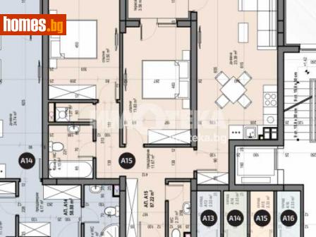 Тристаен, 102m² - Апартамент за продажба - 110300062