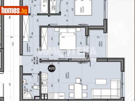 Тристаен, 100m² - Апартамент за продажба - 110300076