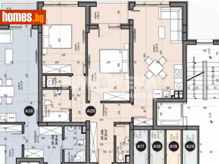 Тристаен, 102m² - Апартамент за продажба - 110300090