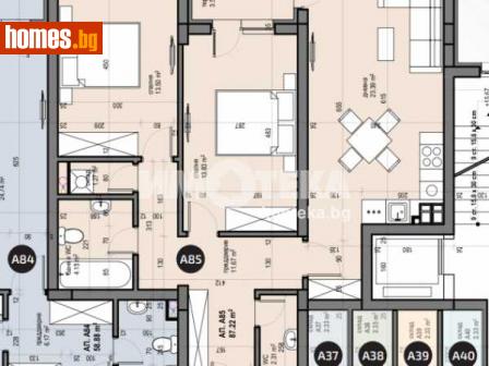 Тристаен, 102m² - Апартамент за продажба - 110300244