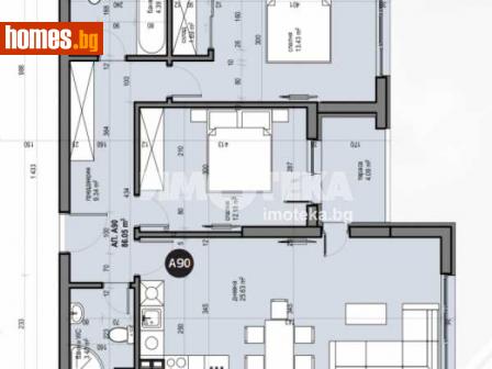 Тристаен, 100m² - Апартамент за продажба - 110300272