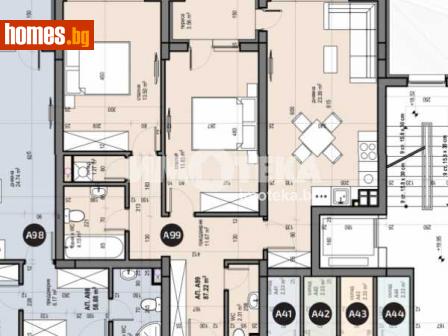 Тристаен, 102m² - Апартамент за продажба - 110300328