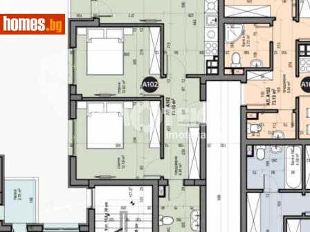 Тристаен, 86m² - Апартамент за продажба - 110300349