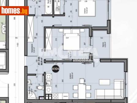 Тристаен, 100m² - Апартамент за продажба - 110300363