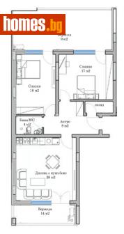Тристаен, 136m² - Апартамент за продажба - 110453931