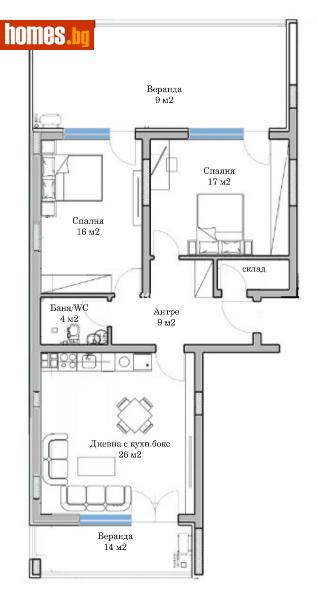 Тристаен, 136m² - Жк. Младежки хълм, Пловдив - Апартамент за продажба - КОНДОР НЕДВИЖИМИ ИМОТИ - 110453931
