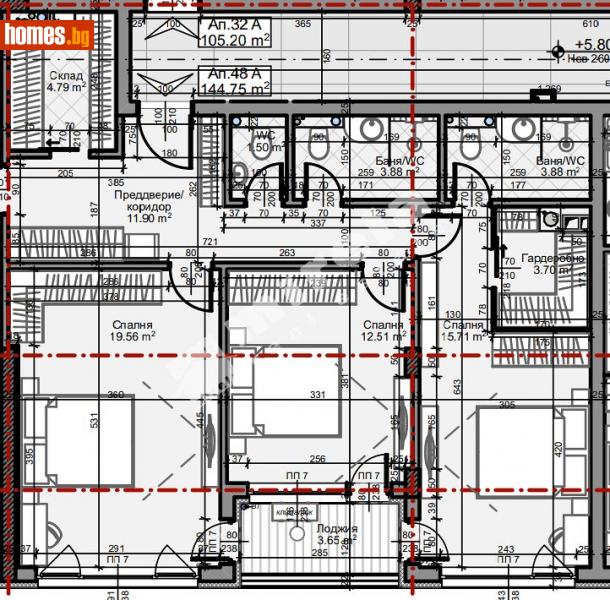 Тристаен, 168m² - Жк. Младост 4, София - Апартамент за продажба - МИРЕЛА - 110547690