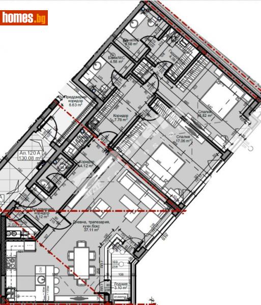 Тристаен, 142m² - Жк. Младост 4, София - Апартамент за продажба - МИРЕЛА - 110548090