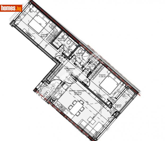 Тристаен, 100m² - Жк. Младост 4, София - Апартамент за продажба - МИРЕЛА - 110548455