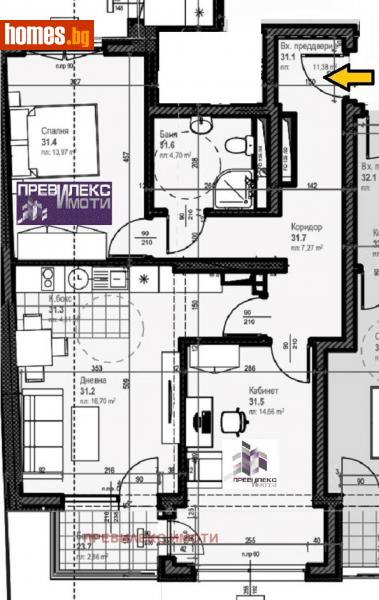 Тристаен, 108m² - Кв. Кършияка, Пловдив - Апартамент за продажба - Превилекс имоти ЕООД - 110564337