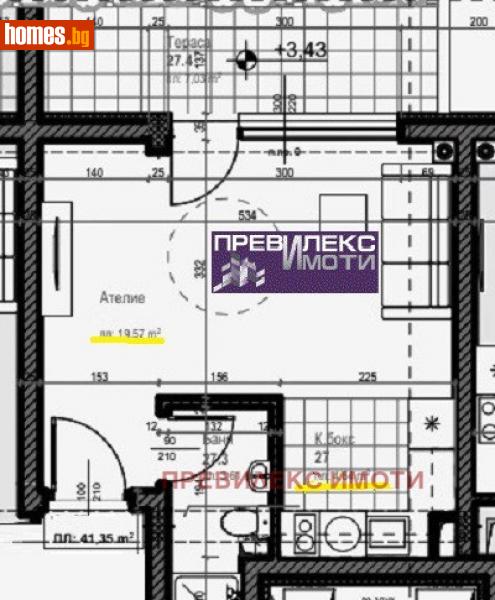 Едностаен, 50m² - Кв. Кършияка, Пловдив - Апартамент за продажба - Превилекс имоти ЕООД - 110564340
