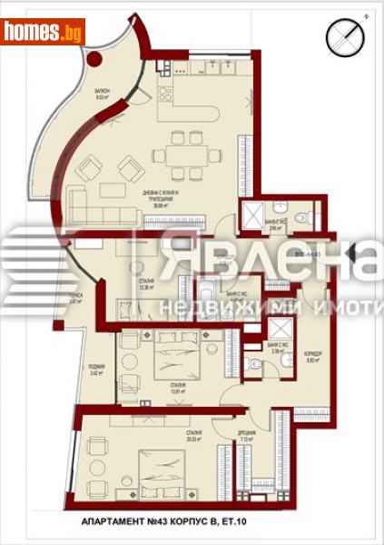 Четиристаен, 191m² - Жк. Сердика, София - Апартамент за продажба - ЯВЛЕНА - 110849983