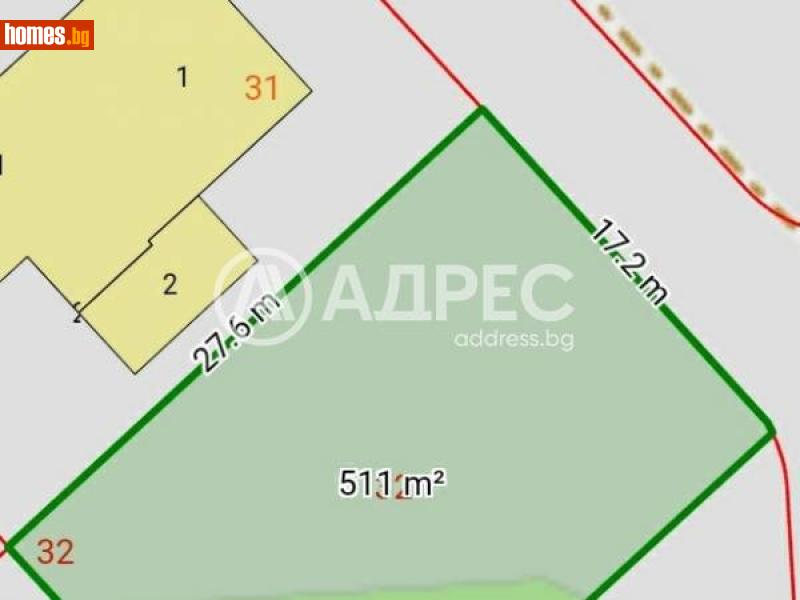 Парцел, 511m² -  Изгрев, Благоевград - Парцел за продажба - АДРЕС НЕДВИЖИМИ ИМОТИ - 111328552