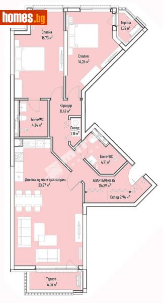 Тристаен, 149m² - Жк. Младост 4, София - Апартамент за продажба - МИРЕЛА - 111837817