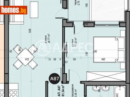 Двустаен, 71m² - Апартамент за продажба - 111933617
