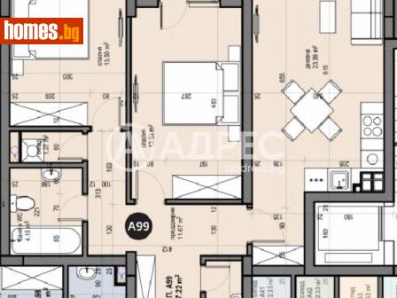 Тристаен, 101m² - Апартамент за продажба - 111933677