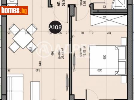 Двустаен, 69m² - Апартамент за продажба - 111933725