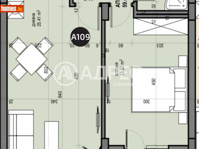Двустаен, 69m² - Жк. Люлин 5, София - Апартамент за продажба - АДРЕС НЕДВИЖИМИ ИМОТИ - 111933731
