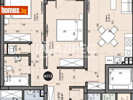 Тристаен, 101m² - Апартамент за продажба - 111933749