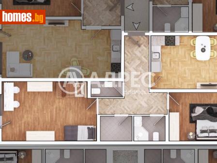 Тристаен, 133m² - Апартамент за продажба - 112059638