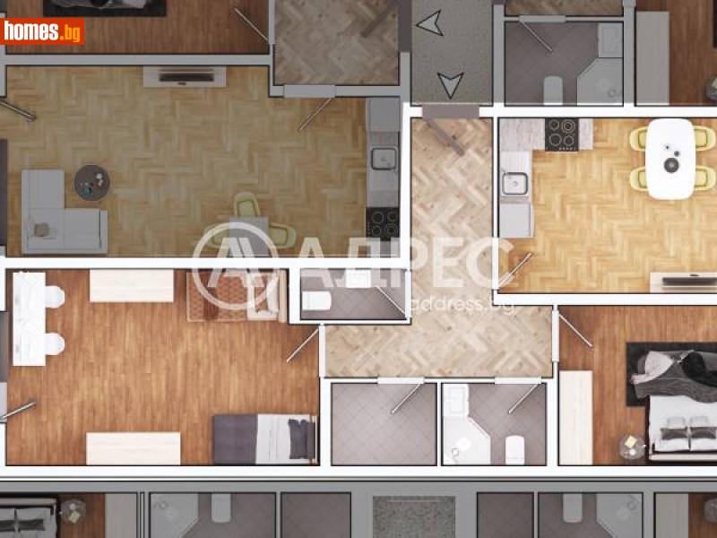 Тристаен, 133m² - Жк. Овча Купел, София - Апартамент за продажба - АДРЕС НЕДВИЖИМИ ИМОТИ - 112059638
