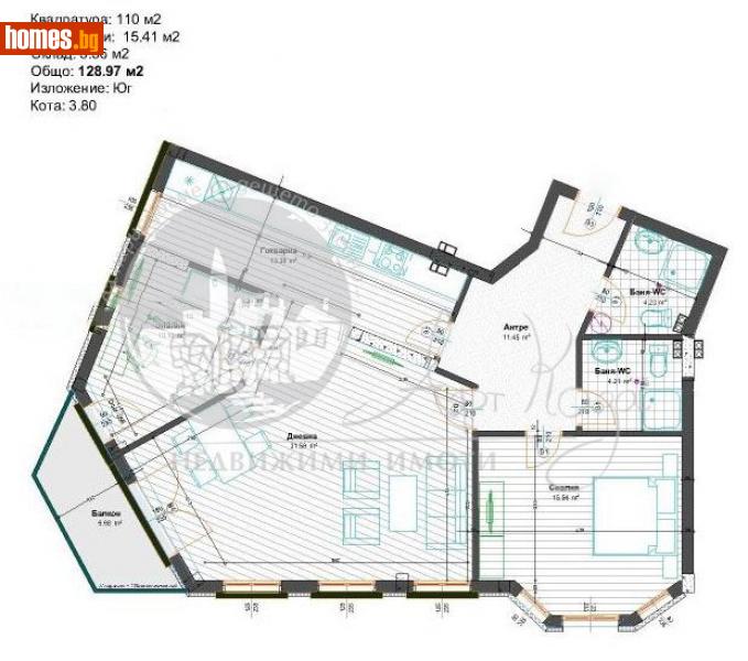Тристаен, 129m² - С.Войводиново, Пловдив - Апартамент за продажба - Арт Каза - 112071071