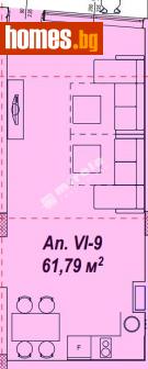 Двустаен, 91m² - Апартамент за продажба - 112293186