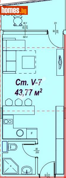 Едностаен, 45m² - К.к.Слънчев Бряг, Несебър - Апартамент за продажба - МИРЕЛА - 112340604