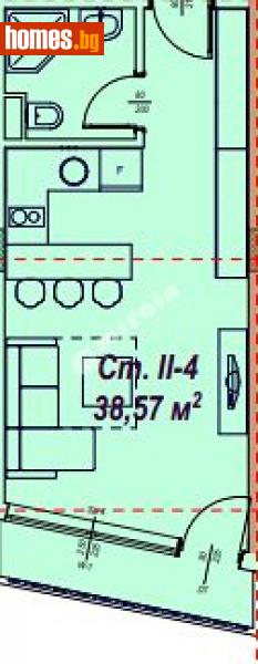 Едностаен, 37m² - К.к.Слънчев Бряг, Несебър - Апартамент за продажба - МИРЕЛА - 112340639