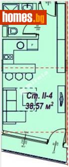 Едностаен, 37m² - Апартамент за продажба - 112340644