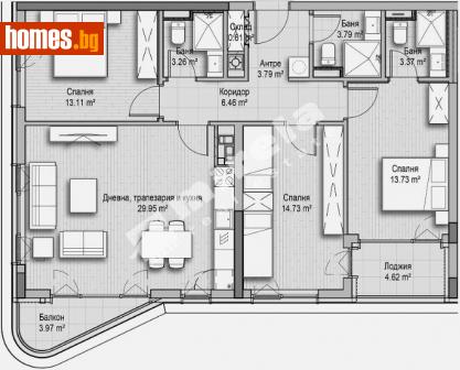 Четиристаен, 147m² - Апартамент за продажба - 112817138
