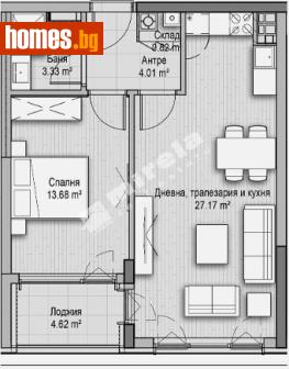 Двустаен, 76m² - Апартамент за продажба - 112817178