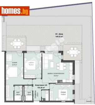 Четиристаен, 119m² - Апартамент за продажба - 112840423