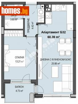Двустаен, 70m² - Апартамент за продажба - 112840454