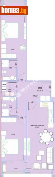 Тристаен, 125m² - Кв. Малинова Долина, София - Апартамент за продажба - МИРЕЛА - 112934057