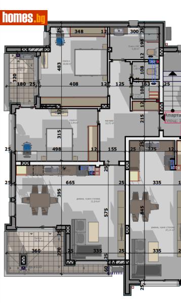 Тристаен, 135m² -  Широк център, Стара Загора - Апартамент за продажба - City - 113028983