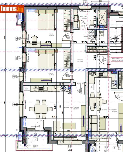 Тристаен, 109m² -  Широк център, Стара Загора - Апартамент за продажба - City - 113029024
