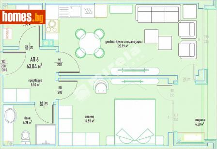 Двустаен, 74m² - Апартамент за продажба - 113040999