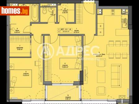 Тристаен, 118m² - Апартамент за продажба - 113091858