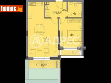 Двустаен, 76m² - Апартамент за продажба - 113091878