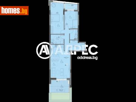 Тристаен, 136m² - Апартамент за продажба - 113091888