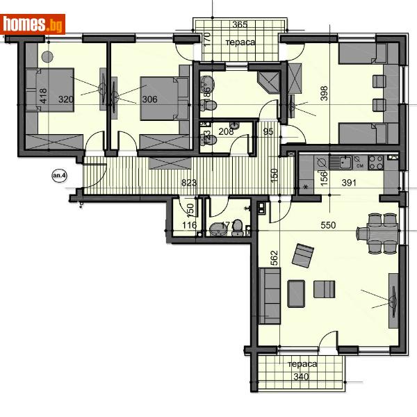 Многостаен, 141m² - Кв. Остромила, Пловдив - Апартамент за продажба - ЛИДЕР А - 113107426