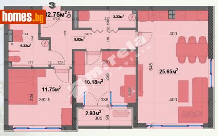 Тристаен, 94m² - Апартамент за продажба - 113289215
