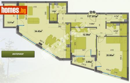 Тристаен, 134m² - Апартамент за продажба - 113289260